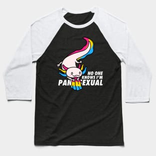 Pansexual Pride Axolotl Baseball T-Shirt